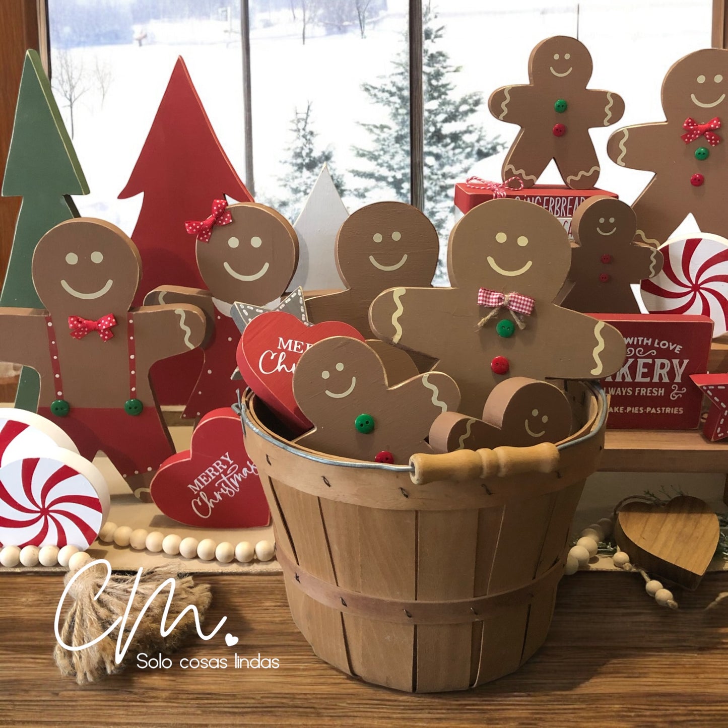 Gingerbread family 3pz
