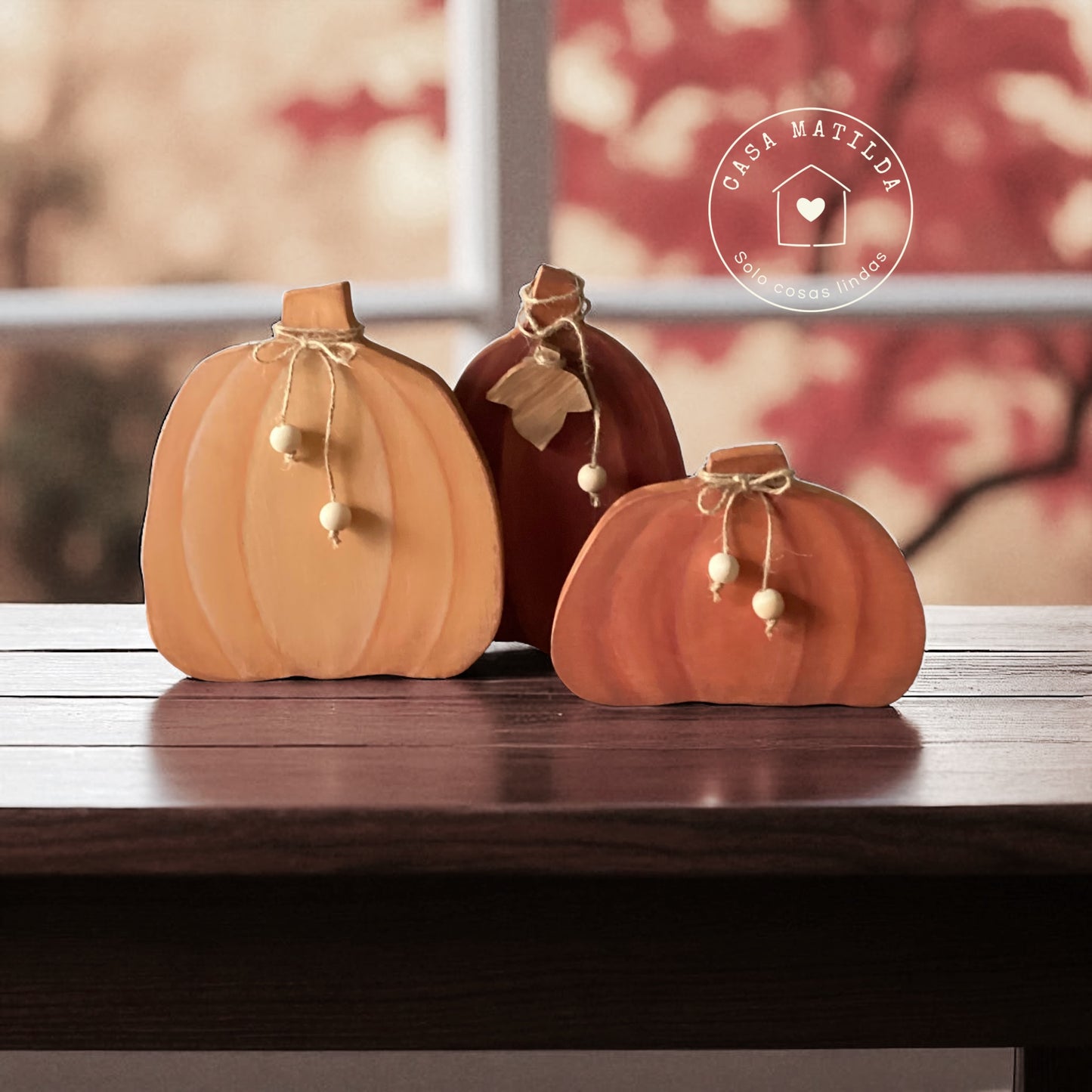 Set 3 calabazas Chunky #9