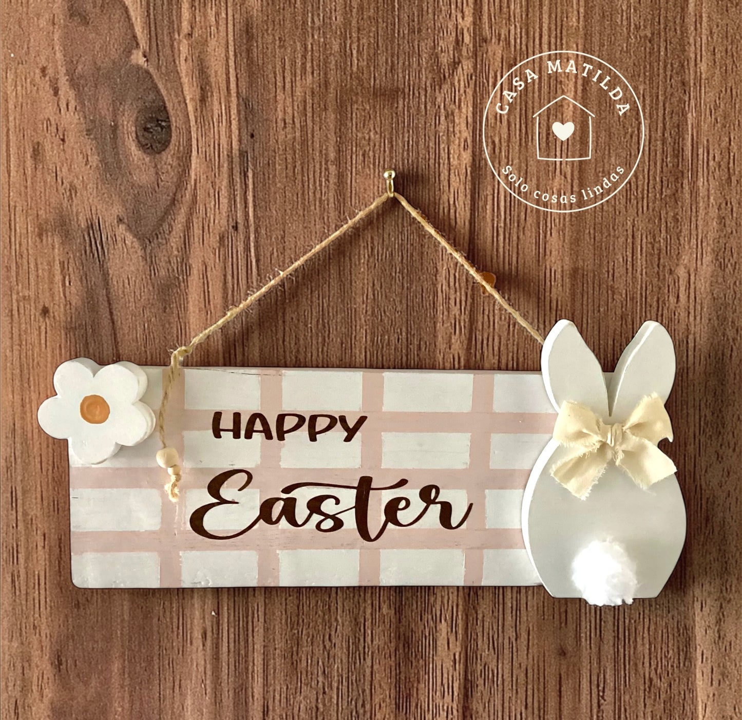 Letrero HAPPY EASTER