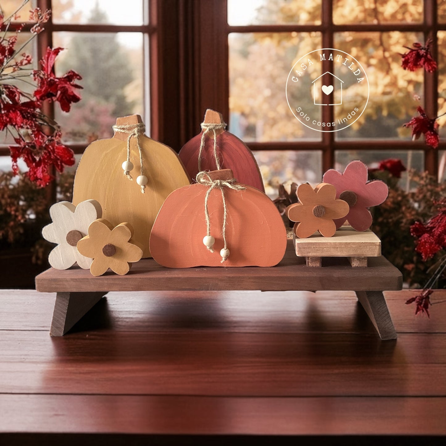 Set 3 calabazas Chunky #9