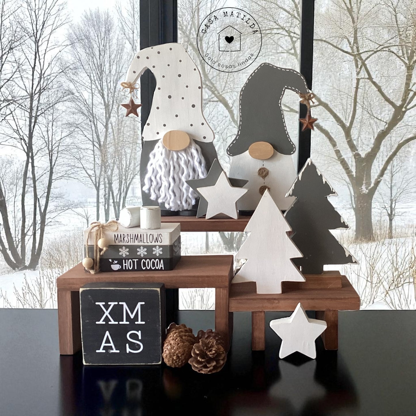 Set Gnomos Gris