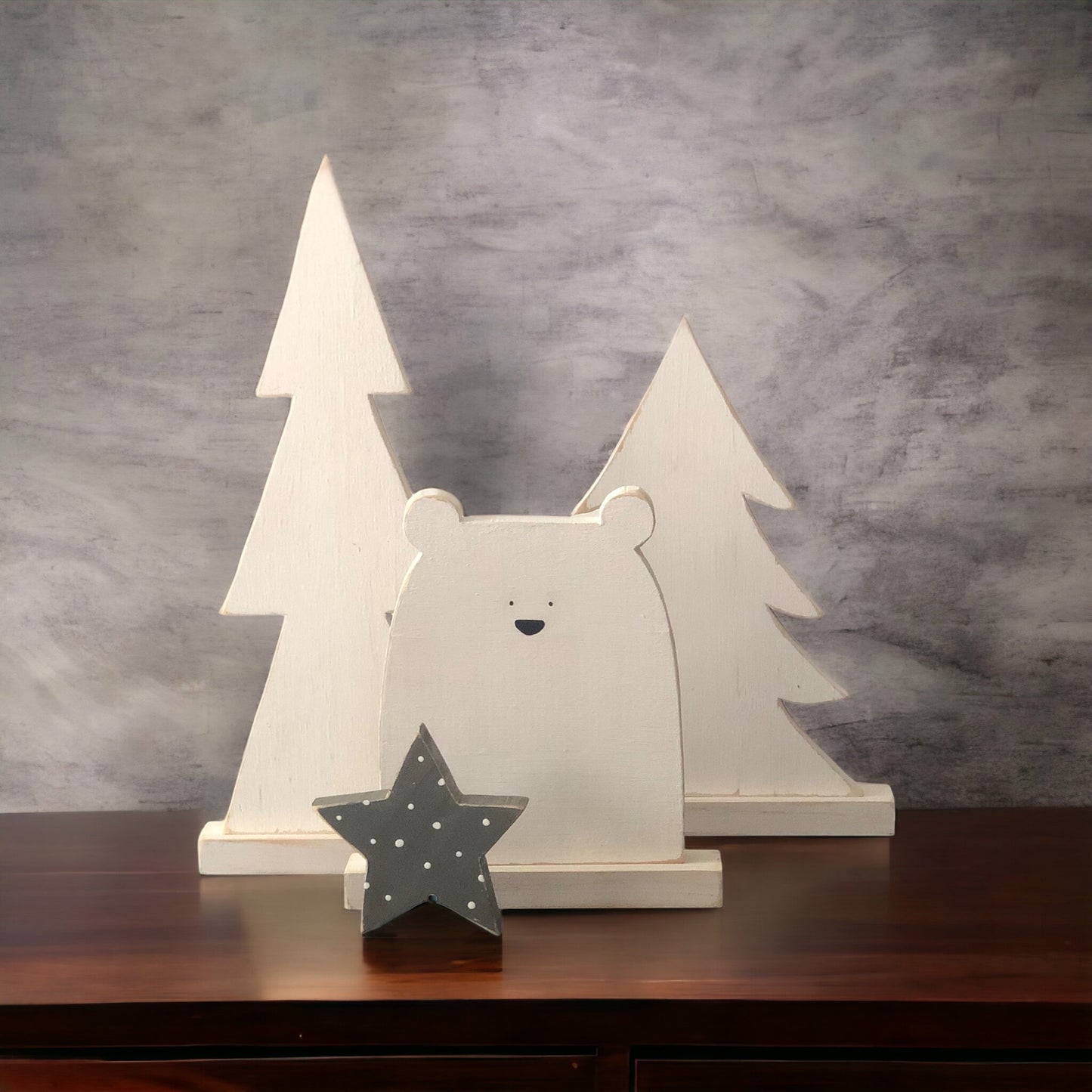 Set Oso Navideño