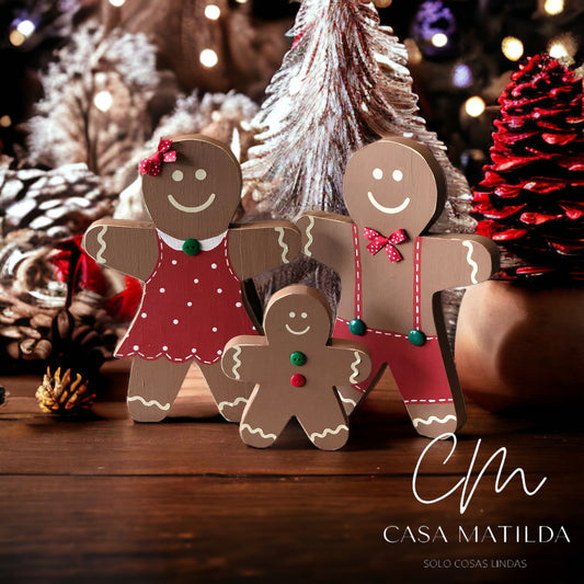 Gingerbread Family 3(Gde)