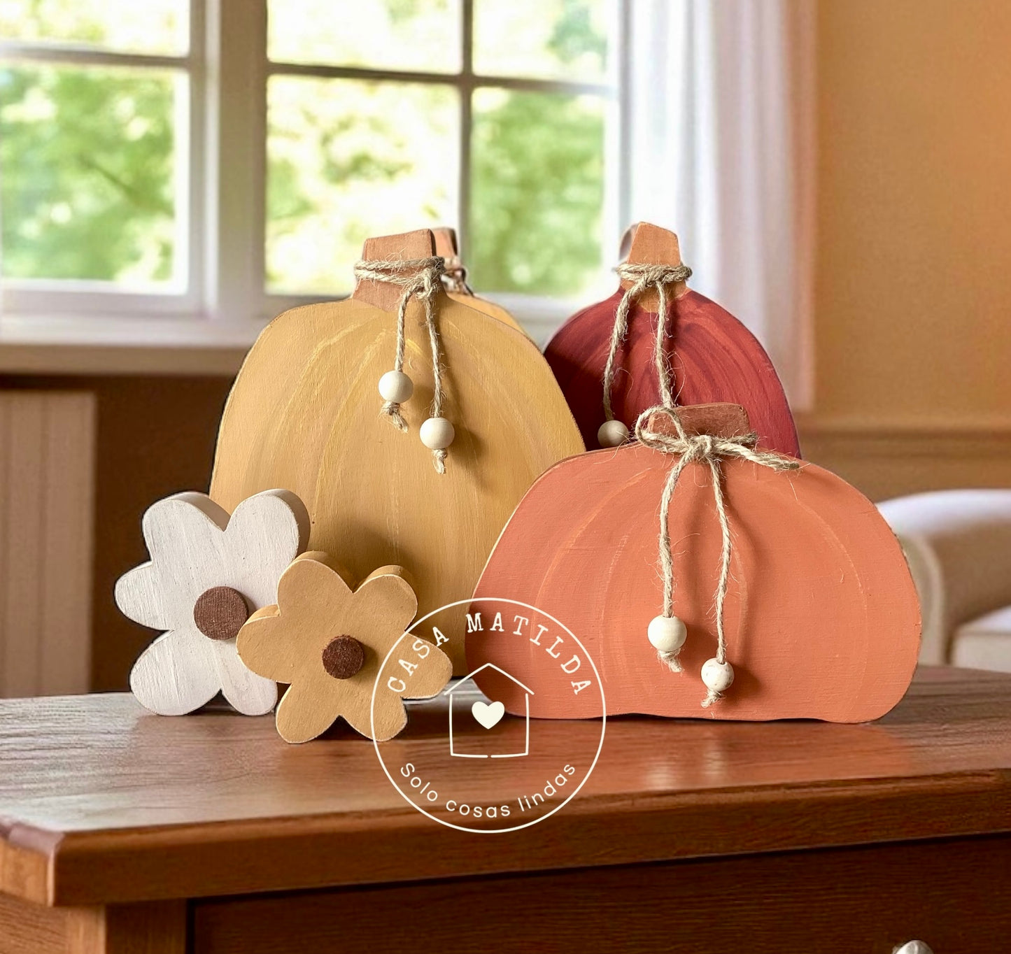 Set 3 calabazas Chunky #9