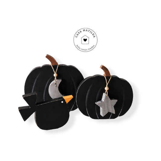 Calabazas Estrellas y Luna