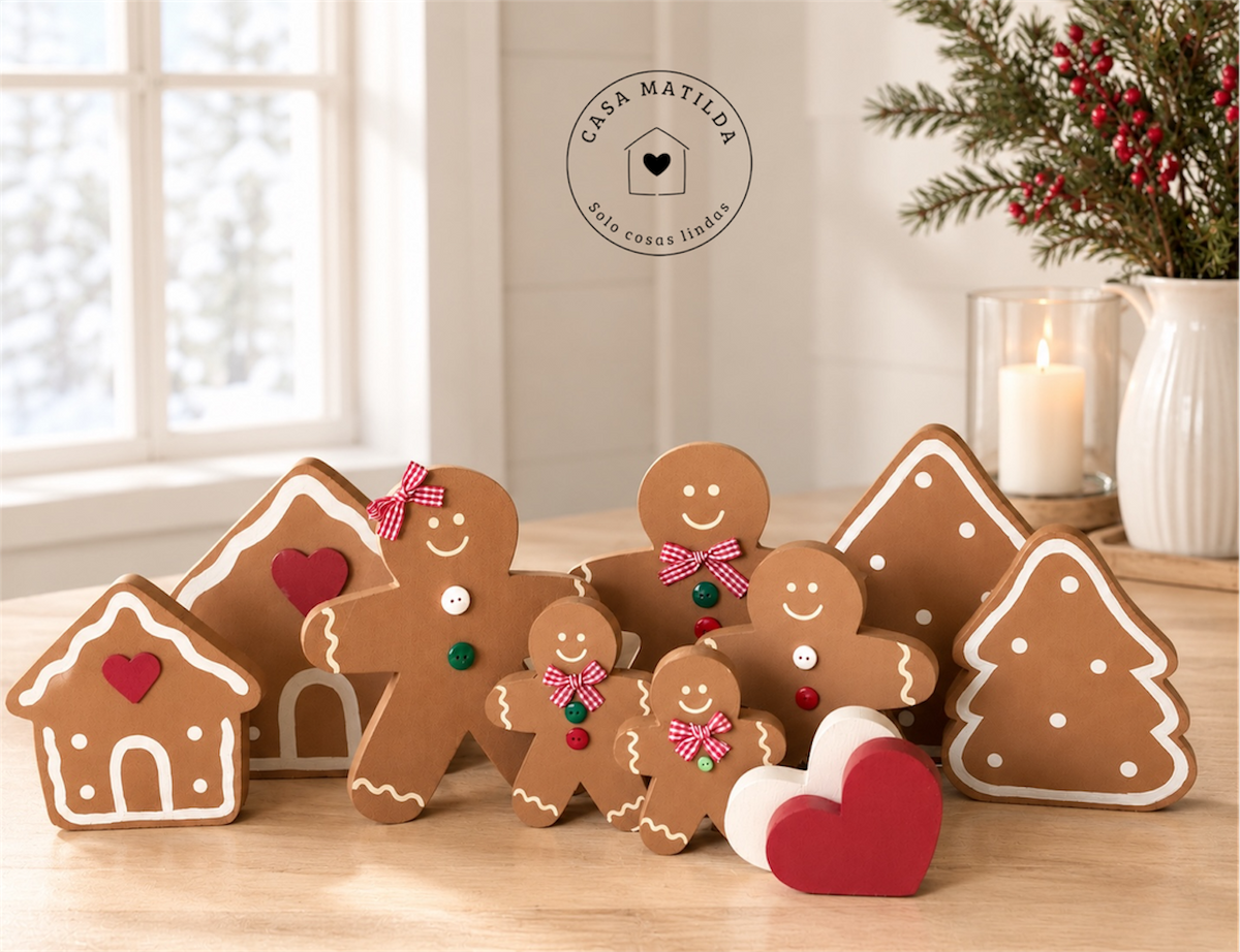 Familia numerosa Gingerbread cookies!