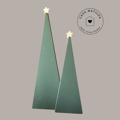 2 Pinos triangulo con estrella