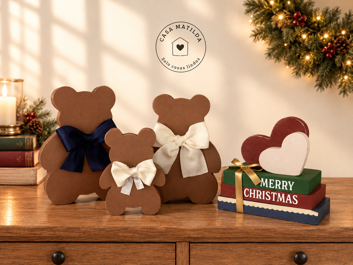 Teddy Family con Libros