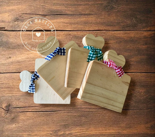 Set 4 Tablitas corazón