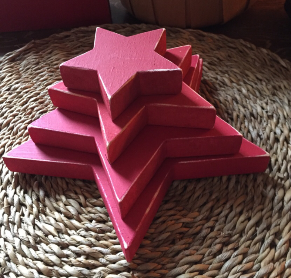 Set Estrellas rojas