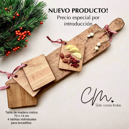 Tabla para bocadillos 70cm