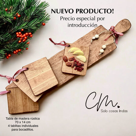 Tabla para bocadillos 70cm