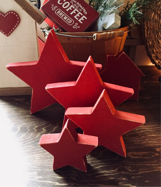 Set Estrellas rojas