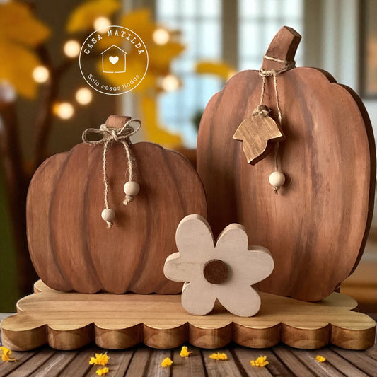 Calabazas capuchino#10 con flor