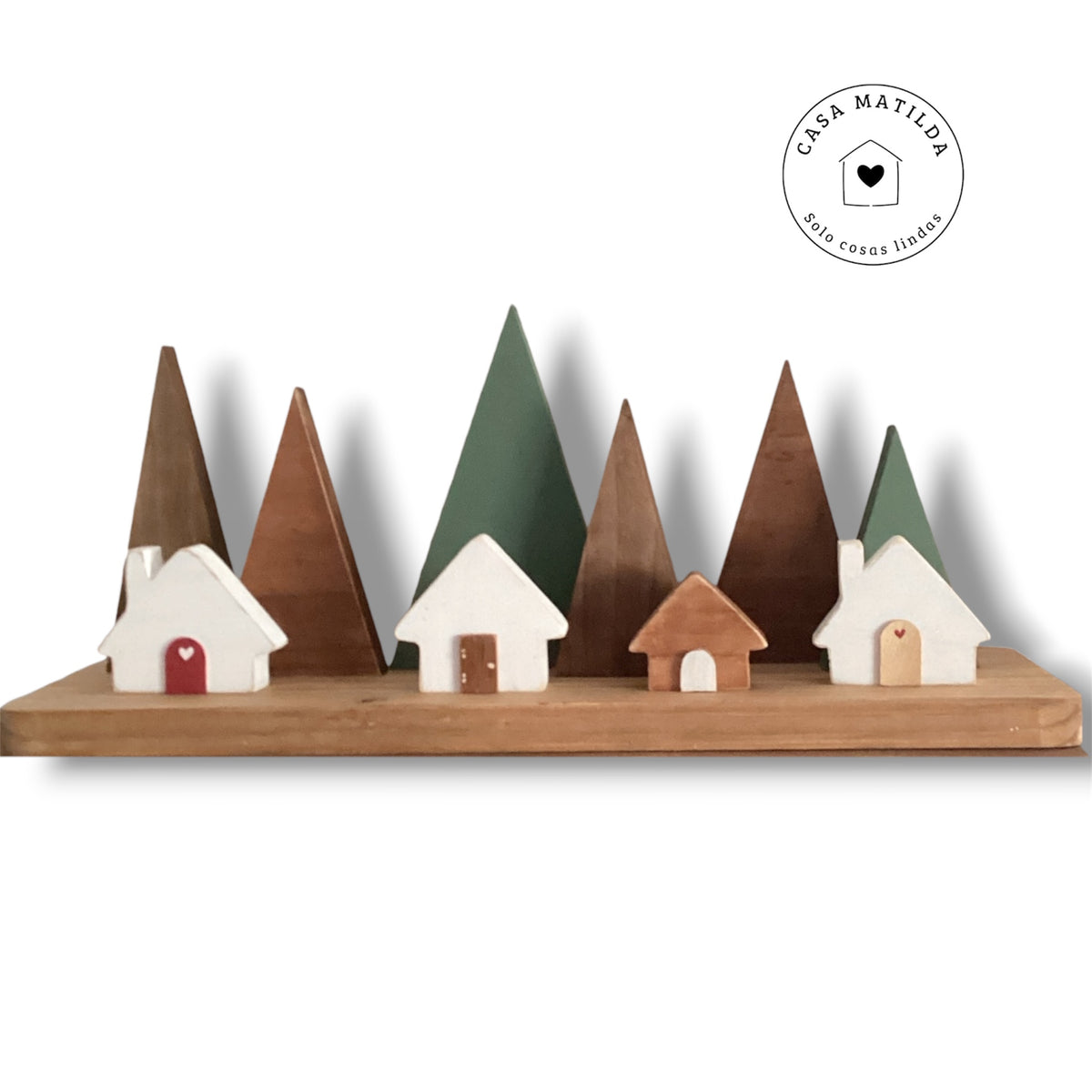 Mini set pinitos con casitas