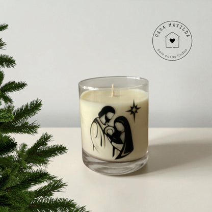 Vela Sagrada Familia con bolsita