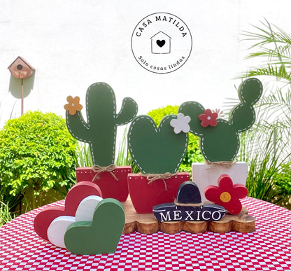 Set 3 cactus grandes