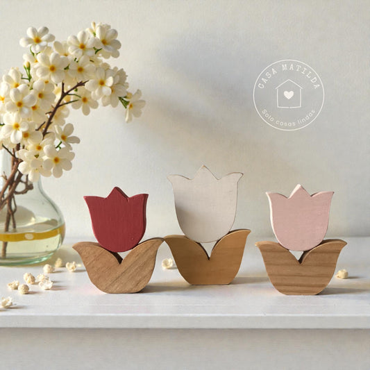 Set 3 tulipanes