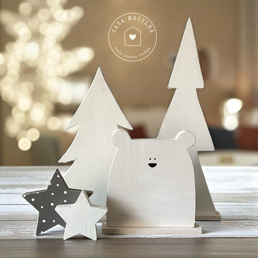 Set Oso Navideño