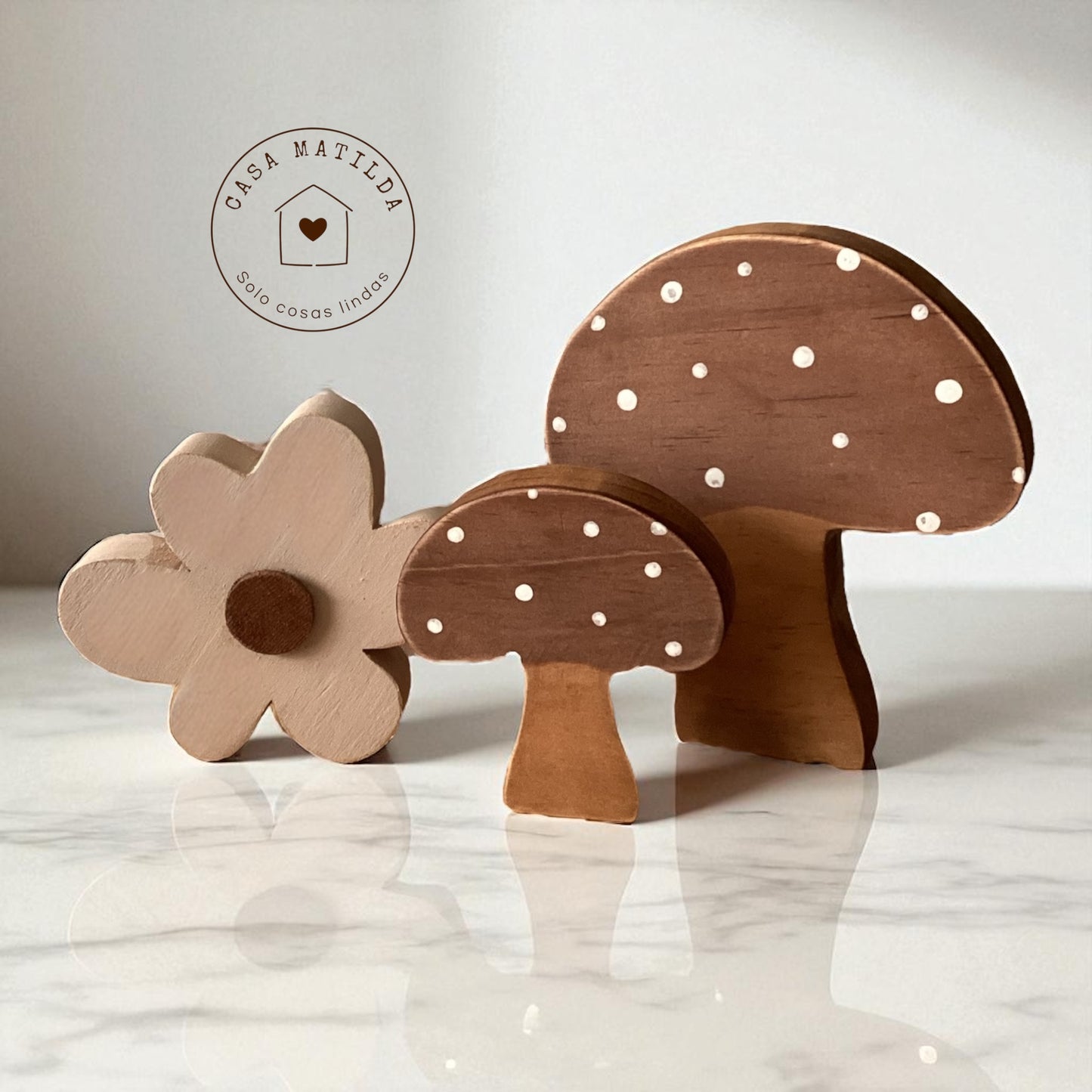 Hongos con flor de otoño
