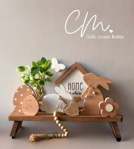 Set conejos traviesos con casa