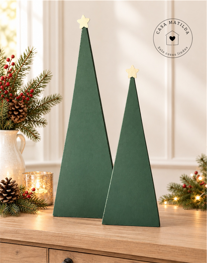 2 Pinos triangulo con estrella