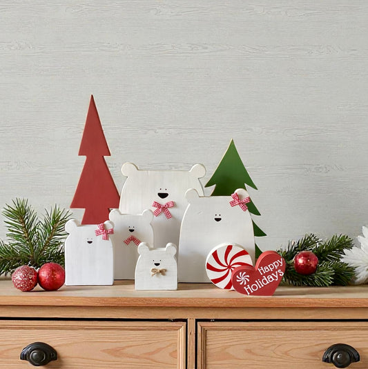 Familia de 5 osos lindos!