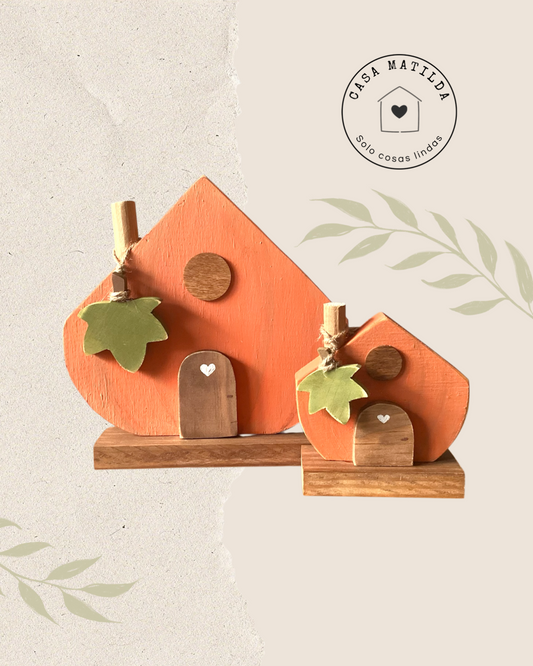 Set Casitas calabaza