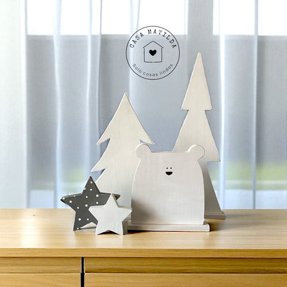 Set Oso Navideño