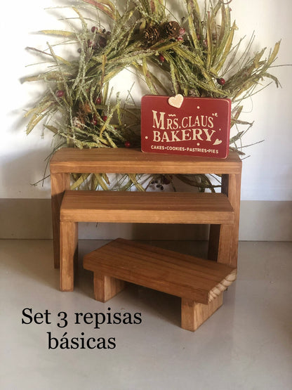 Set de 3 Repisas decorativas.