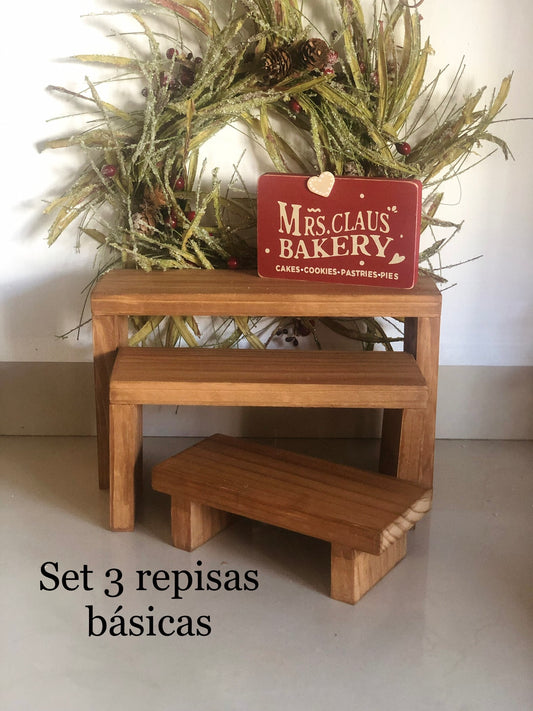 Set de 3 Repisas decorativas.