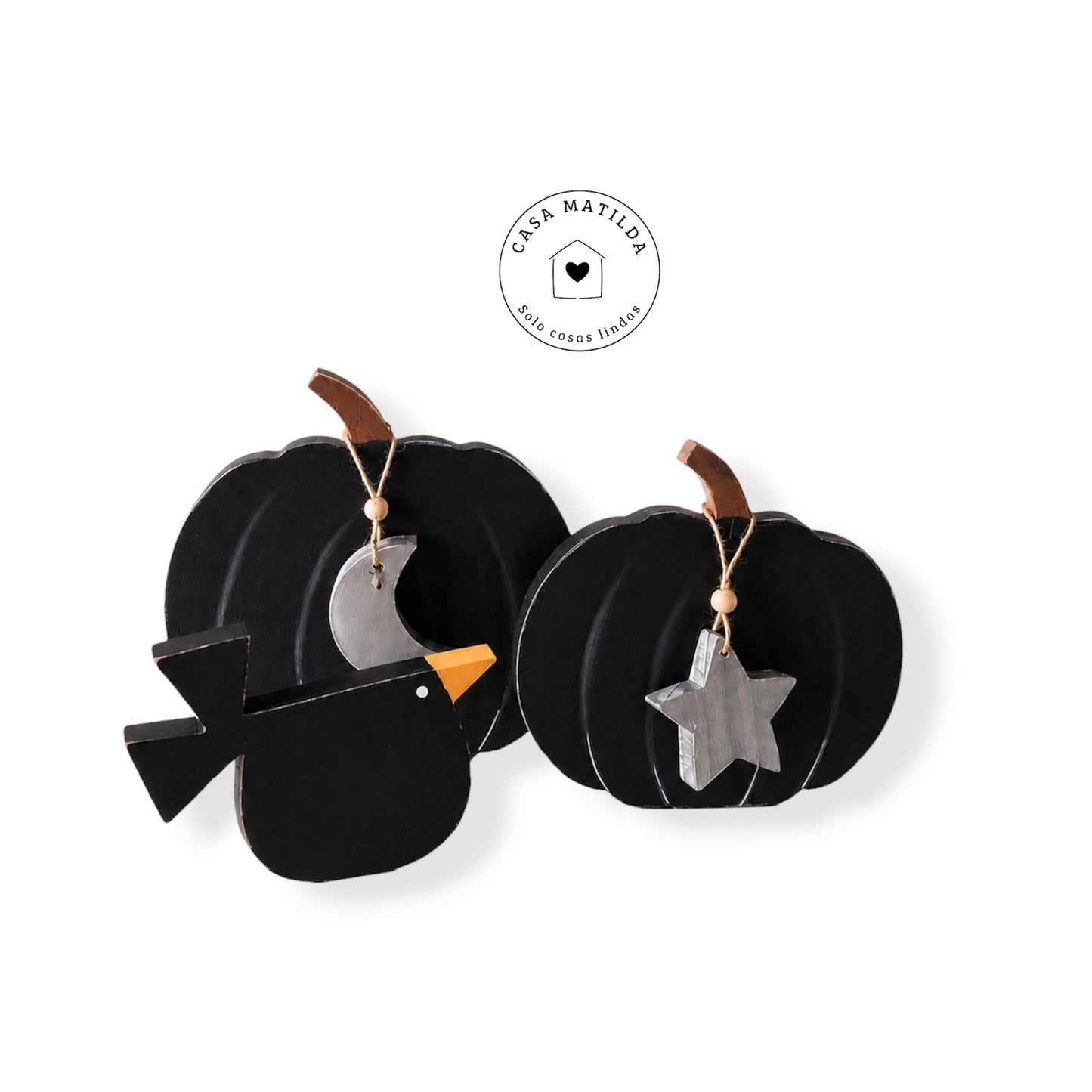 Calabazas Estrellas y Luna