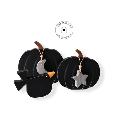Calabazas Estrellas y Luna