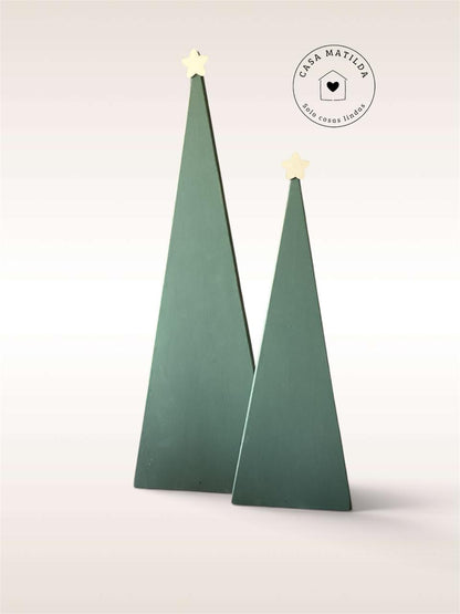 2 Pinos triangulo con estrella